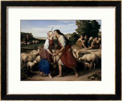 Jacob And Rachel by Gustav Heinrich Nacke Pricing Limited Edition Print image