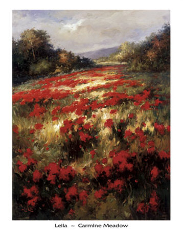 Carmine Meadow by Leila Pricing Limited Edition Print image