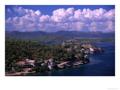 Santiago Harbour, Santiago De Cuba, Cuba by Rick Gerharter Pricing Limited Edition Print image