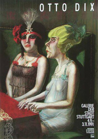 Salon I, Two Women by Otto Dix Pricing Limited Edition Print image