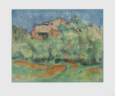 Houses In Bellevue And Pigeon-Tower by Paul Cezanne Pricing Limited Edition Print image