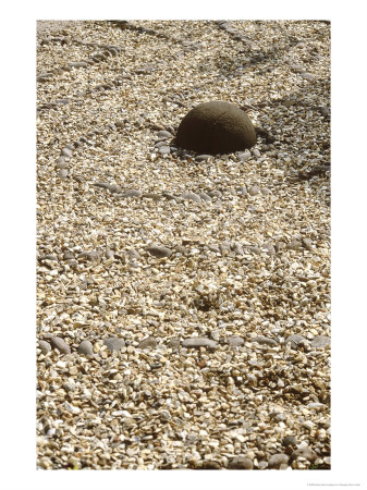Natural Sculpture, Decorative Spiral Gravel Design With Ball In Centre by Georgia Glynn-Smith Pricing Limited Edition Print image