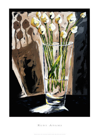 Elegant Tulips by Ruby Adams Pricing Limited Edition Print image