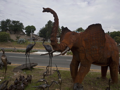 Tin Sculptures Of African Animals by Beverly Joubert Pricing Limited Edition Print image