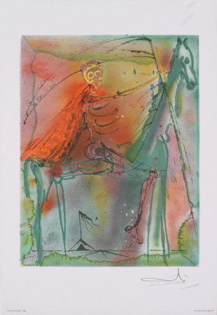 Le Cheval De La Mort, 1983 by Salvador Dali Pricing Limited Edition Print image