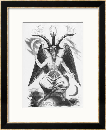 The Evil One Can Take Many Shapes But This Is His True Shape by Eliphas Levi Pricing Limited Edition Print image