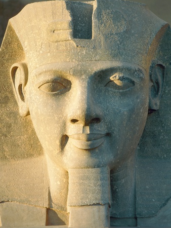 Statue In Luxor - Egypt by Hugh Sitton Pricing Limited Edition Print image