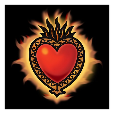 Flaming Heart by Harry Briggs Pricing Limited Edition Print image