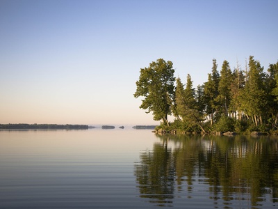 Lake In Morning Light by Hugh Whitaker Pricing Limited Edition Print image