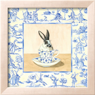Teacup Bunny Ii by Kari Phillips Pricing Limited Edition Print image
