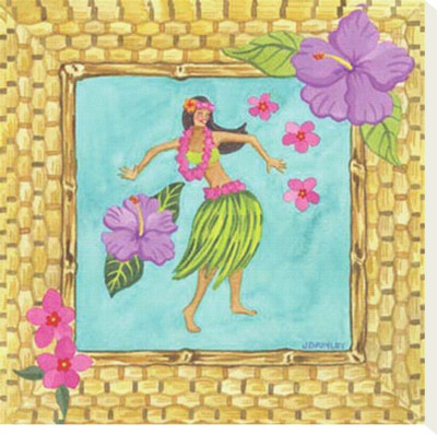 Tiki Girl Iii by Jennifer Brinley Pricing Limited Edition Print image