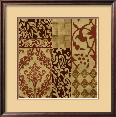 Henna Patterns On Gold Ii by Nancy Slocum Pricing Limited Edition Print image