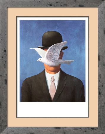 L'homme Au Chapeau Melon by Rene Magritte Pricing Limited Edition Print image