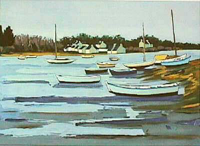 Bretagne : Marée Basse Argentée by Jean Claude Quilici Pricing Limited Edition Print image