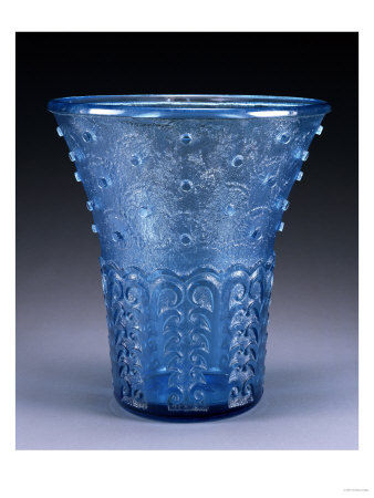 A Large Etched Glass Vase by Daum Pricing Limited Edition Print image