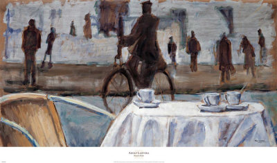 Bicycle Ride by Adolf Llovera Pricing Limited Edition Print image
