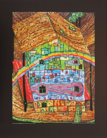 Rainbow House by Friedensreich Hundertwasser Pricing Limited Edition Print image
