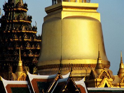 Emerald Buddha Temple At Grand Palace, Bangkok, Thailand by Alain Evrard Pricing Limited Edition Print image