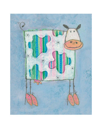 Clarissa The Cow by Richard Barrett Pricing Limited Edition Print image