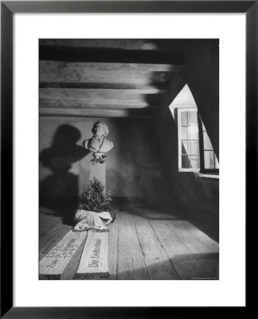 Bust Of Ludwig Beethoven That Stands In Garret Where He Was Born by Walter Sanders Pricing Limited Edition Print image