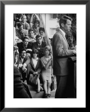 Attorney General Robert F. Kennedy Talking During A Meeting by George Silk Pricing Limited Edition Print image