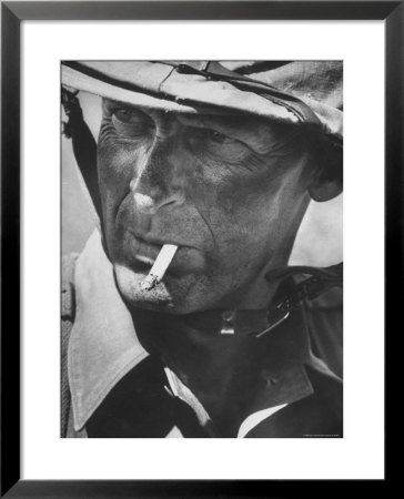 Lt. Col. Martin Stormy Sexton 3Rd Marine Division, During Training Exercises At Okinawa Base by John Dominis Pricing Limited Edition Print image