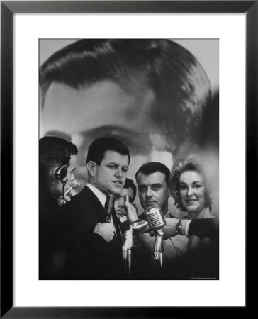 Newly Elected Senator, Edward M. Kennedy, At A Victory Celebration On Election Night by John Loengard Pricing Limited Edition Print image