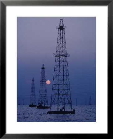 Venezuela Oil Rigs by Art Rickerby Pricing Limited Edition Print image