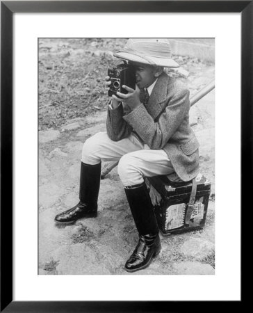 Young Man With A Brownie Camera by Alfred Eisenstaedt Pricing Limited Edition Print image