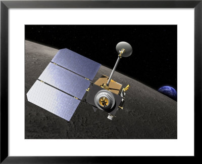 Artist's Concept Of The Lunar Reconnaissance Orbiter by Stocktrek Images Pricing Limited Edition Print image
