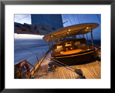 Sy Adele, 180 Foot Hoek Design, Evening Sailing Off The Coast Of Brazil, February 2007 by Rick Tomlinson Pricing Limited Edition Print image
