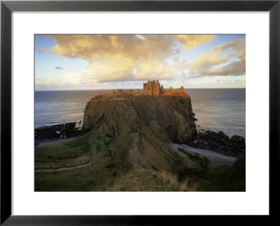 Dunnottar Castle, Dating From The 14Th Century, At Sunset, Aberdeenshire, Scotland, United Kingdom by Patrick Dieudonne Pricing Limited Edition Print image