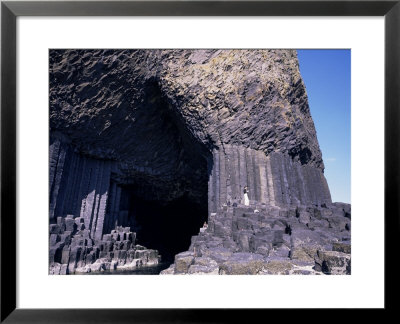 Entrance To Fingal's Cave, Columnar Basalt Rock, Island Of Staffa, Inner Hebrides by Geoff Renner Pricing Limited Edition Print image