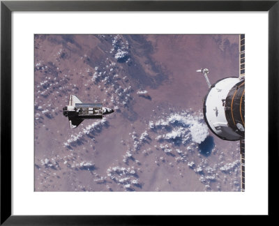 Space Shuttle Edeavour As Seen From The International Space Station, August 10, 2007 by Stocktrek Images Pricing Limited Edition Print image