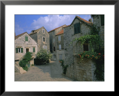 Street In The Port Of Stari Grad, Hvar Island, Dalmatia, Dalmatian Coast, Adriatic, Croatia, Europe by J P De Manne Pricing Limited Edition Print image