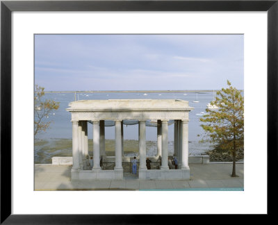 Plymouth Rock, Where The Mayflower Pilgrims Landed, Plymouth, New England, Usa by Fraser Hall Pricing Limited Edition Print image