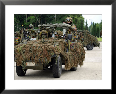 Recce Of The Belgian Army In Their Vw Iltis Jeeps by Stocktrek Images Pricing Limited Edition Print image