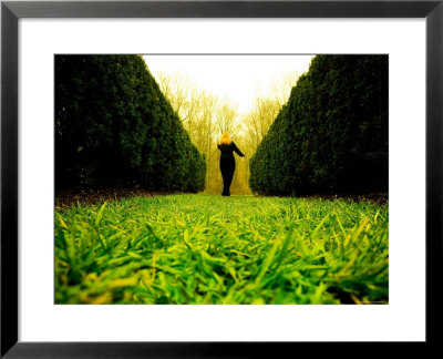 Walking Through Garden Maze by Jan Lakey Pricing Limited Edition Print image