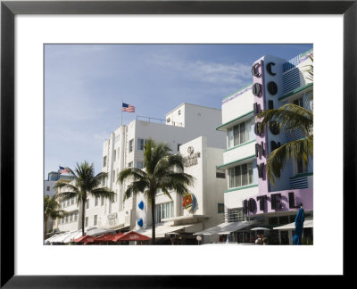 Art Deco Hotels, South Beach, Miami Beach, Florida by Walter Bibikow Pricing Limited Edition Print image