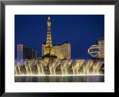 Bellagio Hotel And Casino Fountain, Las Vegas, Nevada by Dennis Flaherty Pricing Limited Edition Print image