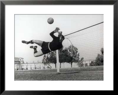 Goalkeeper Diving To Make A Save by A. Villani Pricing Limited Edition Print image