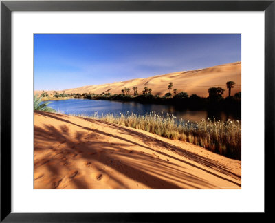 Oasis In The Sahara Desert by Frans Lemmens Pricing Limited Edition Print image