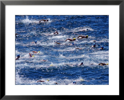 Bondi To Bronte 3Km Ocean Swim by Oliver Strewe Pricing Limited Edition Print image