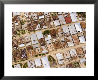 The Dense Tin Roofs Tops Of Sprawling Zanzibar by Michael Fay Pricing Limited Edition Print image