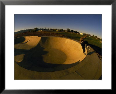 Skateboarding In A Skate Park by Bill Hatcher Pricing Limited Edition Print image