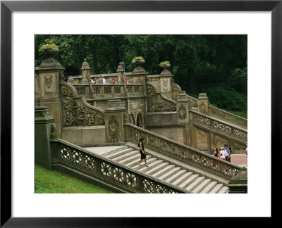 Bethesda Terrace Steps In Central Park by Melissa Farlow Pricing Limited Edition Print image