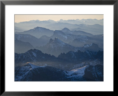 Aerial Images Over Glacier, Waterton-Glacier International Peace Park by Michael Melford Pricing Limited Edition Print image