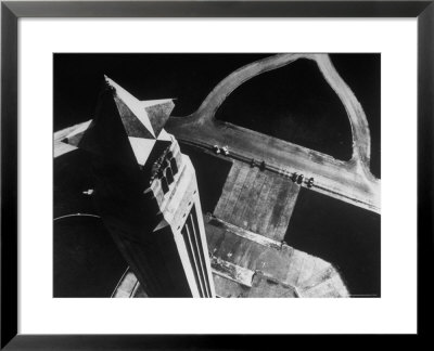 Looking Down On The San Jacinto Monument From A Helicopter by Margaret Bourke-White Pricing Limited Edition Print image