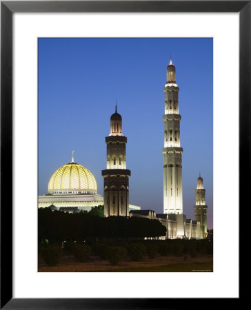 Grand Mosque, Al-Ghubrah, Muscat, Oman by Walter Bibikow Pricing Limited Edition Print image