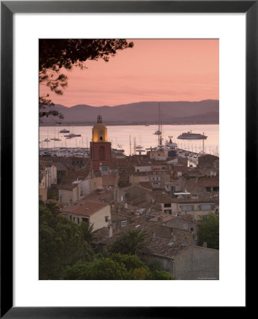 Village Overview, St.Tropez, Cote D'azur, France by Doug Pearson Pricing Limited Edition Print image